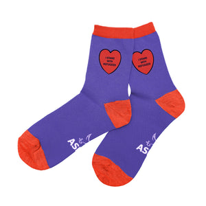 Beci Orpin x ASRC Adult Heart Socks