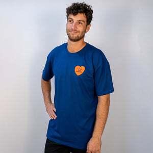 Beci Orpin x ASRC Heart T-shirt - Mens (Cobalt Blue)