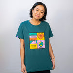 Load image into Gallery viewer, Beci Orpin x ASRC Solidarity T-shirt - Womens (Jade)
