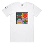 Load image into Gallery viewer, Beci Orpin x ASRC Solidarity T-shirt  - Mens (White)
